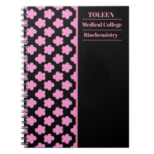 Personalised Colourful Pattern Notebook