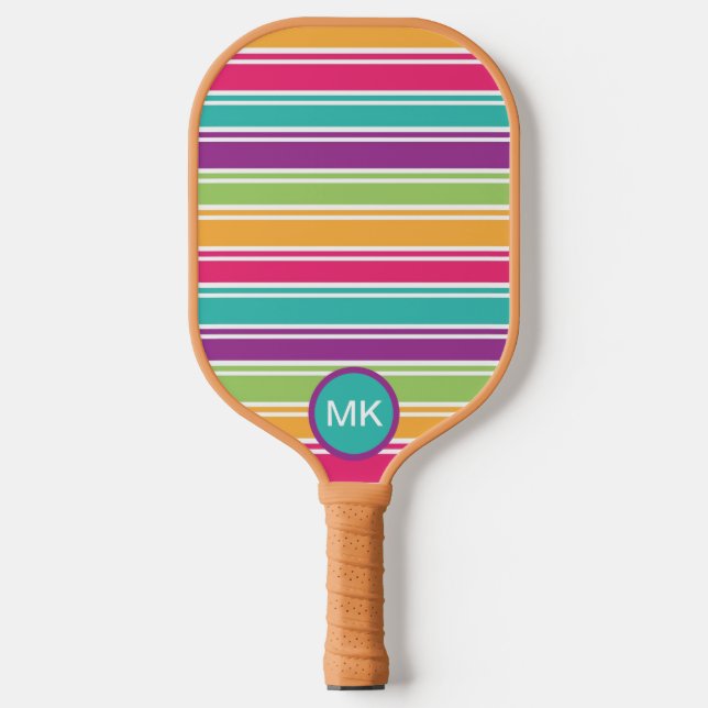 Personalised Colourful Pickleball Paddle (Front)