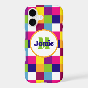 Personalised Colourful Squares or Blocks Pattern