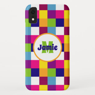 Personalised Colourful Squares or Blocks Pattern Case-Mate iPhone Case