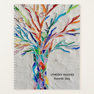 Personalised Colourful Tree Planner