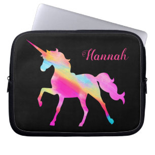 Personalised Colourful Unicorn  Laptop Sleeve