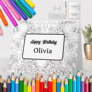 Personalised Colouring Greeting Card (45)