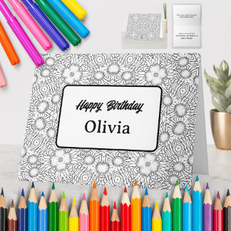 Personalised Colouring Greeting Card (61)