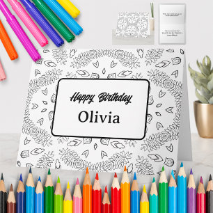 Personalised Colouring Greeting Card (64)