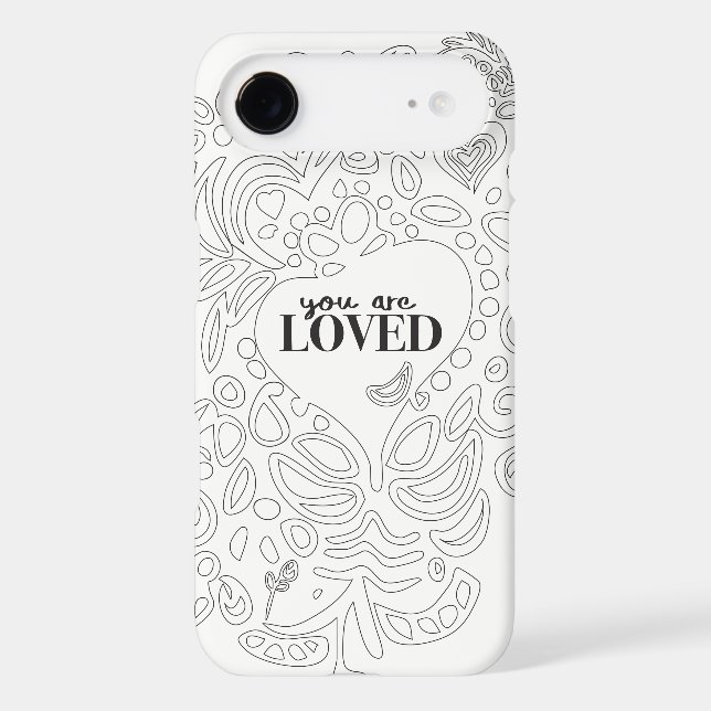 Personalised Colouring Page Inspired -You are Case-Mate iPhone Case (Back)