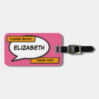 Personalised Comic Book Pop Art Speech Bubble
