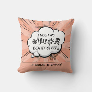 Personalised Comic Book Style Cushion