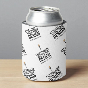 Personalised Company Branded Custom Minimalist  Can Cooler