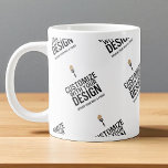 Personalised Company Branded Custom Minimalist  Large Coffee Mug<br><div class="desc">Make a big impression with this Personalised Company Branded Custom Minimalist Giant Coffee Mug, designed to feature your logo or company name in a clean, modern layout. With its oversized capacity and sturdy ceramic build, this mug is perfect for caffeine lovers, desk decor, or conversation-starting corporate gifts. Whether used in...</div>