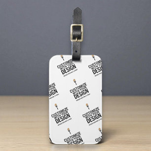 Personalised Company Branded Custom Minimalist  Luggage Tag