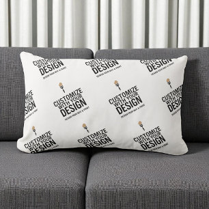 Personalised Company Branded Custom Minimalist  Lumbar Cushion