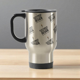 Personalised Company Branded Custom Minimalist Travel Mug