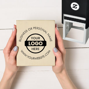 Personalised Company Business Logo Name Address Self-inking Stamp
