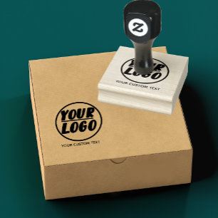 Personalised Company Business Logo Stationery Rubber Stamp