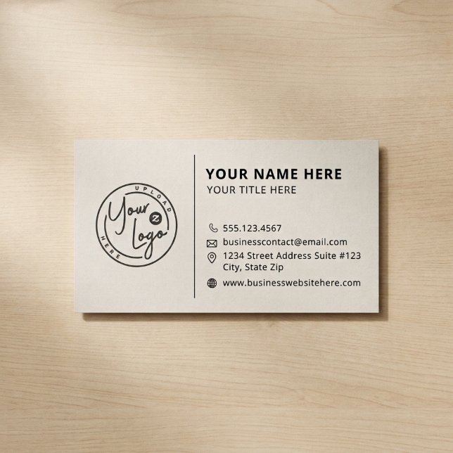 Personalised Company Logo Business Card (Creator Uploaded)