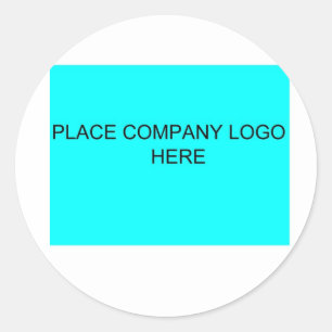 Personalised Company Logo Classic Round Sticker