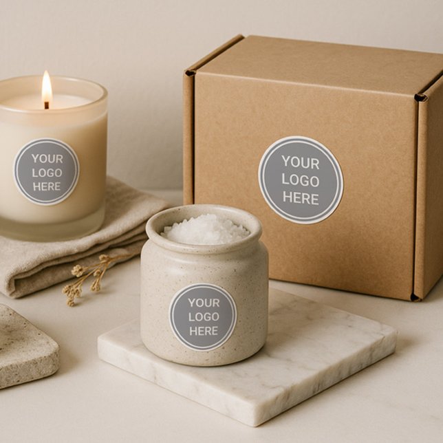 Personalised Company Logo Clear Vinyl Water Bottle (Creator Uploaded)