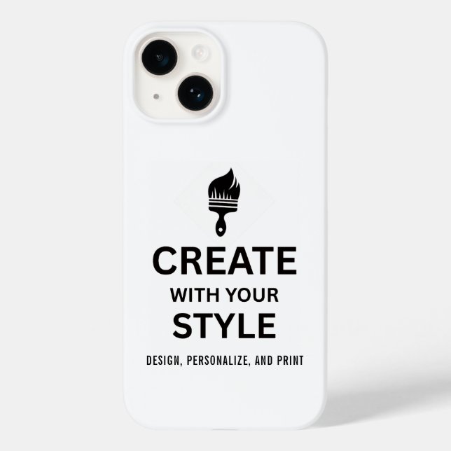 Personalised Company Logo Custom iphone case (Back)