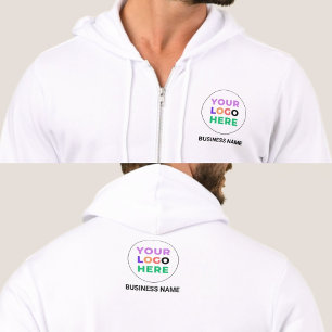 Personalised Company Logo & Name   Front and Back Hoodie