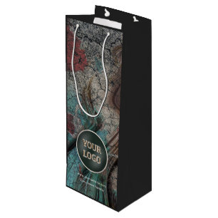 Personalised Company Logo   Own Brand Packaging Wine Gift Bag
