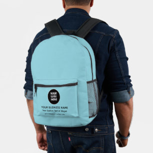 Personalised Company Logo Promotional Branded Printed Backpack