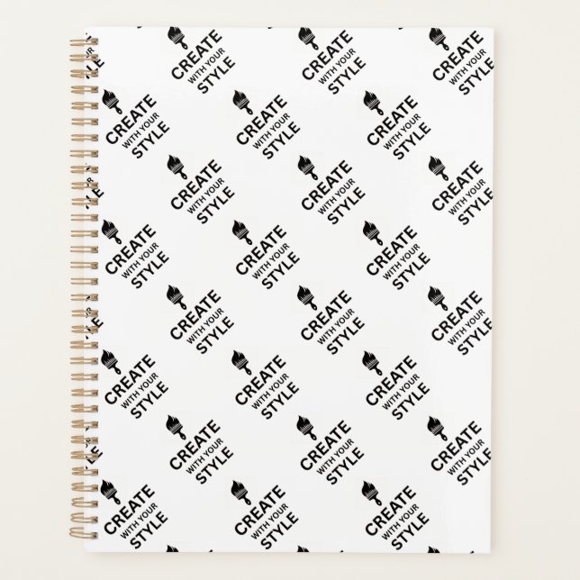 Personalised Company Minimalist Branding Planner (Front)