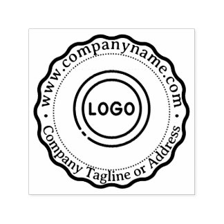 Personalised Company Website & Address Self-inking Stamp