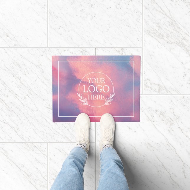 Personalised Company Welcome Mat with  Logo Here (Indoor)