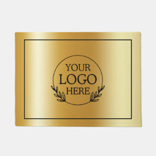 Personalised Company Welcome Mat with Logo Here