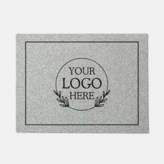 Personalised Company Welcome Mat with Logo Here