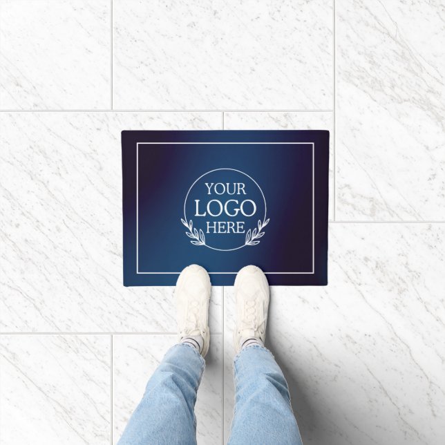 Personalised Company Welcome Mat with  Logo Here (Indoor)