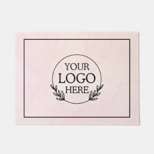 Personalised Company Welcome Mat with Logo Here