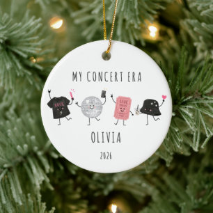 Personalised Concert Lover Christmas Ornament