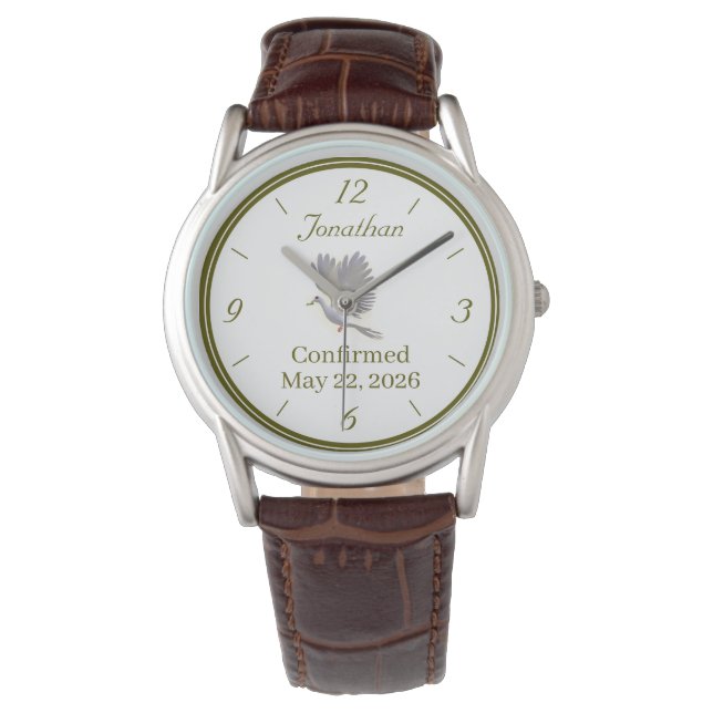 Personalised Confirmation Keepsake Watch (Front)