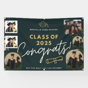 personalised congrates bloom graduation Banner