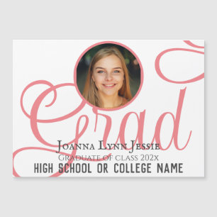 Personalised Congratulations script Graduate Photo