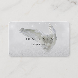 Personalised Consulting Owl Business Cart Card