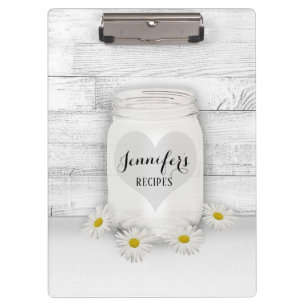 Personalised Cookbook for Recipes Clipboard