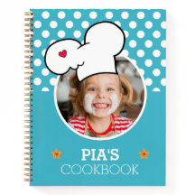 Personalised Cookbook (Your Photo) Recipe Notebook