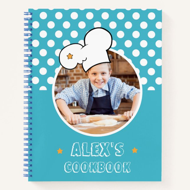 Personalised Cookbook (Your Photo) Recipe Notebook (Front)