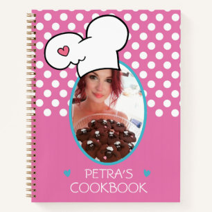 Personalised Cookbook (Your Photo) Recipe Notebook