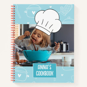 Personalised Cookbook (Your Photo) Recipe Notebook