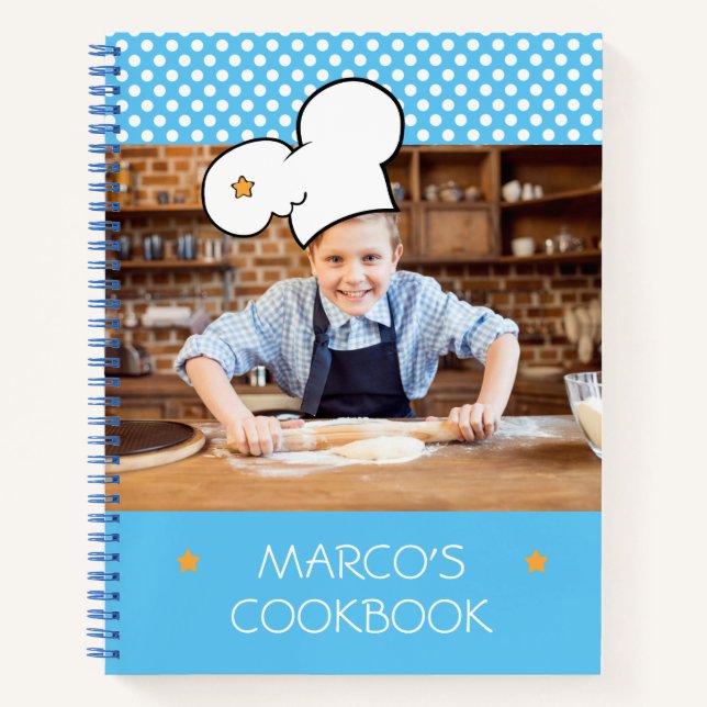 Personalised Cookbook (Your Photo) Recipe Notebook (Front)