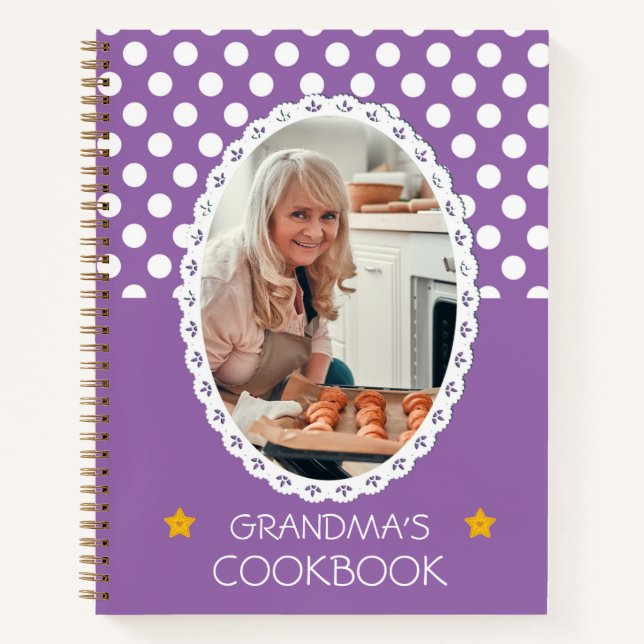 Personalised Cookbook (Your Photo) Recipe Notebook (Front)