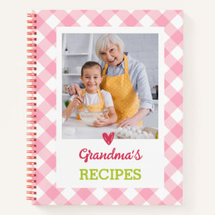 Personalised Cookbook (Your Photo) Recipe Notebook