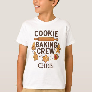 Personalised Cookie Baking Crew – Custom Name T-Shirt