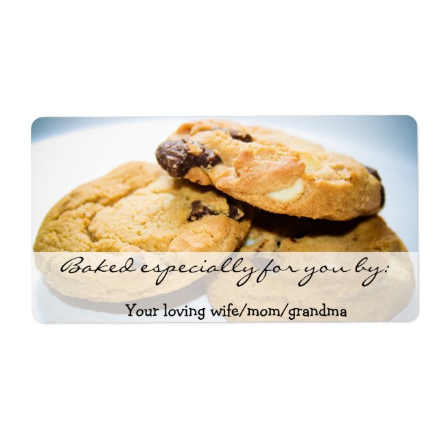 Personalised Cookie Label (Front)