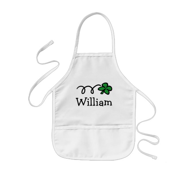 Personalised cooking apron for kids | Small size (Front)