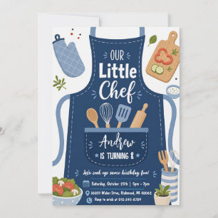 Personalised Cooking Birthday Invitation